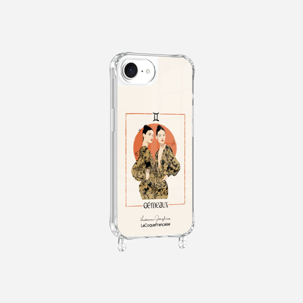 Coque LUDIVINE JOSEPHINE X LCF Anneaux Imprimee Gemeaux