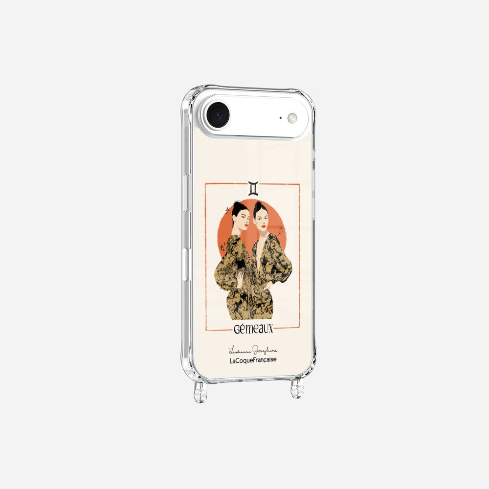 Coque LUDIVINE JOSEPHINE X LCF Anneaux Imprimee Gemeaux