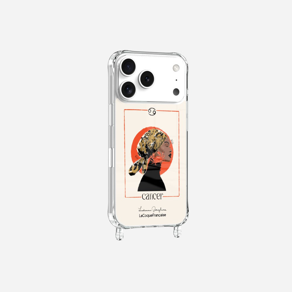 Coque LUDIVINE JOSEPHINE X LCF Anneaux Imprimee Cancer
