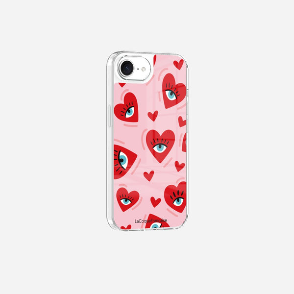 Coque Sans Anneaux Imprimee Yeux D'amour