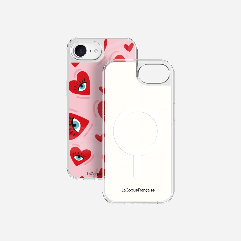 Coque Sans Anneaux Imprimee Yeux D'amour