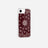 Coque Sans Anneaux Imprimee Bandana Bordeaux