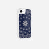 Coque Sans Anneaux Imprimee Bandana Marine