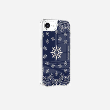 Coque Sans Anneaux Imprimee Bandana Marine