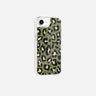 Coque Sans Anneaux Imprimee Leopard Kaki Et Rose