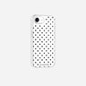 Coque Sans Anneaux Imprimee Pois Noir