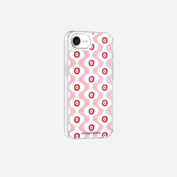 Coque Sans Anneaux Imprimee Vagues Rose