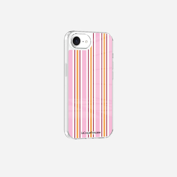 Pink Stripe Printed Ringless Case