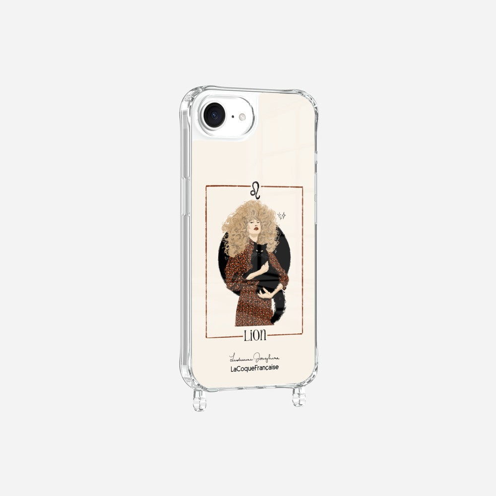 Coque LUDIVINE JOSEPHINE X LCF Anneaux Imprimee Lion