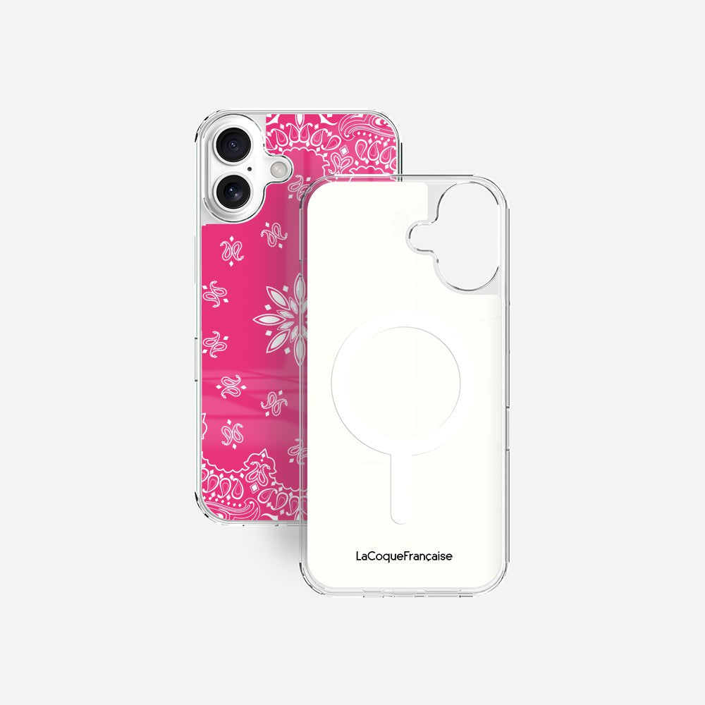Coque Sans Anneaux Imprimee Bandana Rose 2 - 26