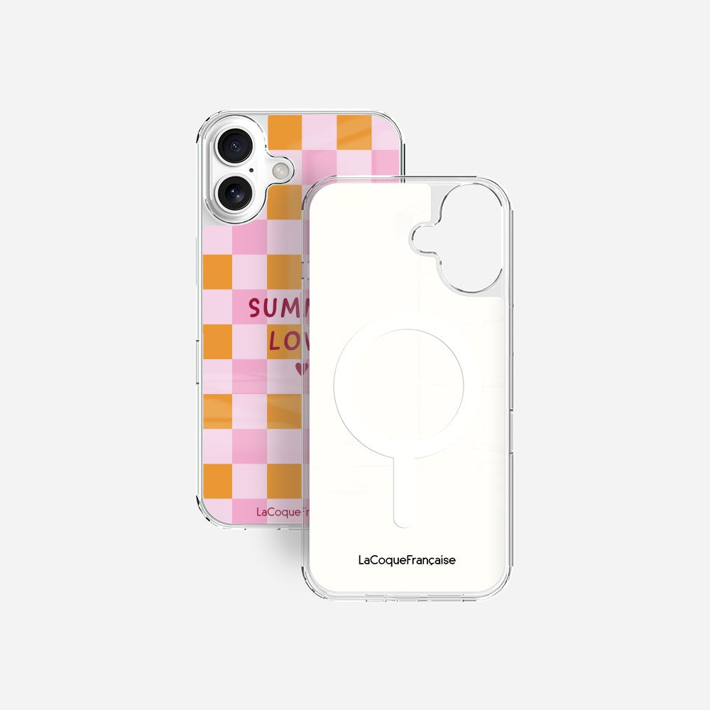 Coque Sans Anneaux Imprimee Summer Love Rose