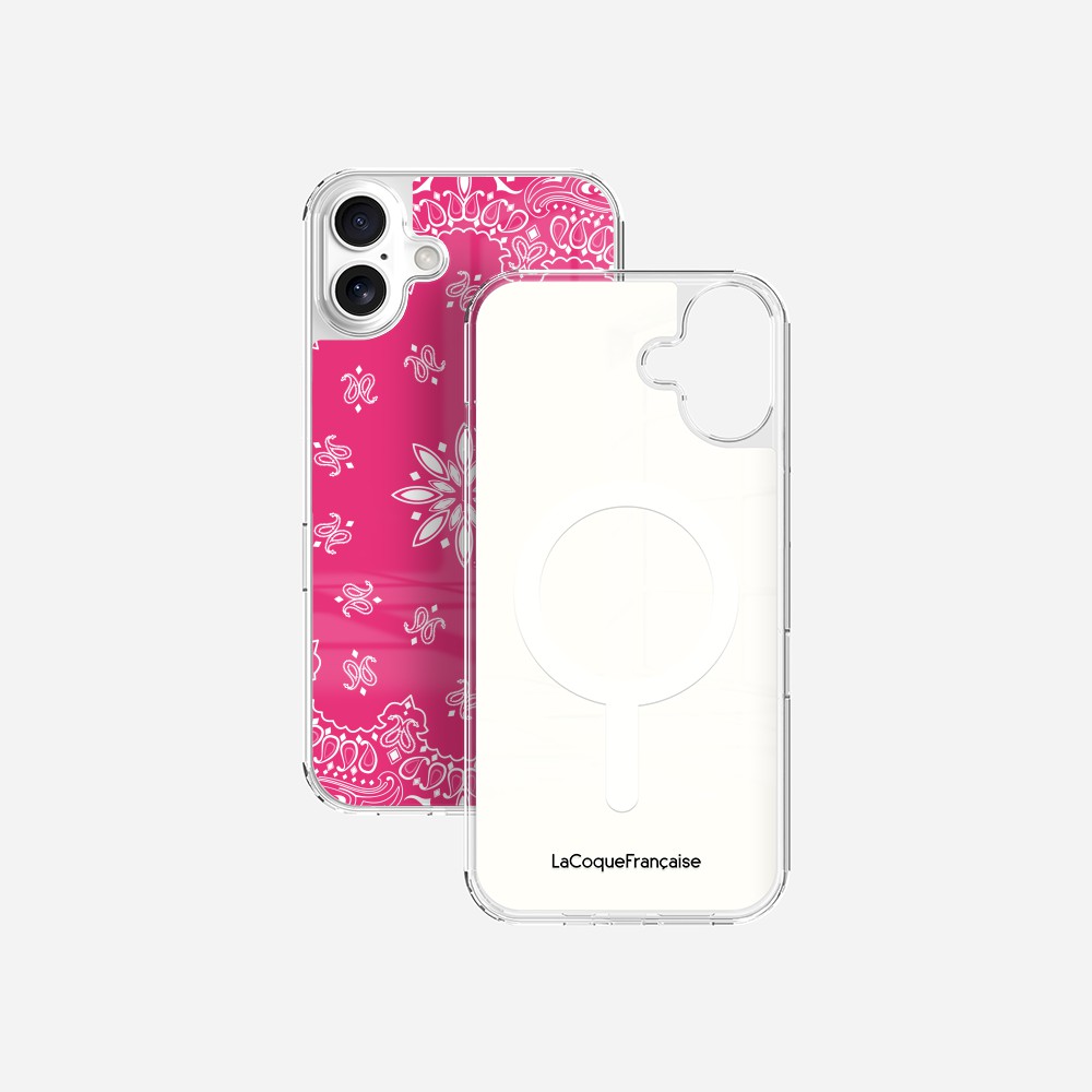 Coque Sans Anneaux Imprimee Bandana Rose 2 - 27