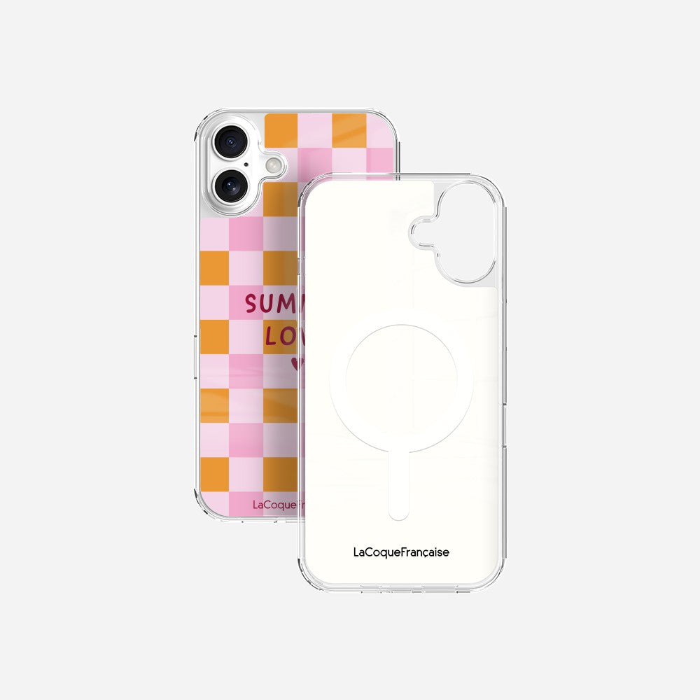 Coque Sans Anneaux Imprimee Summer Love Rose