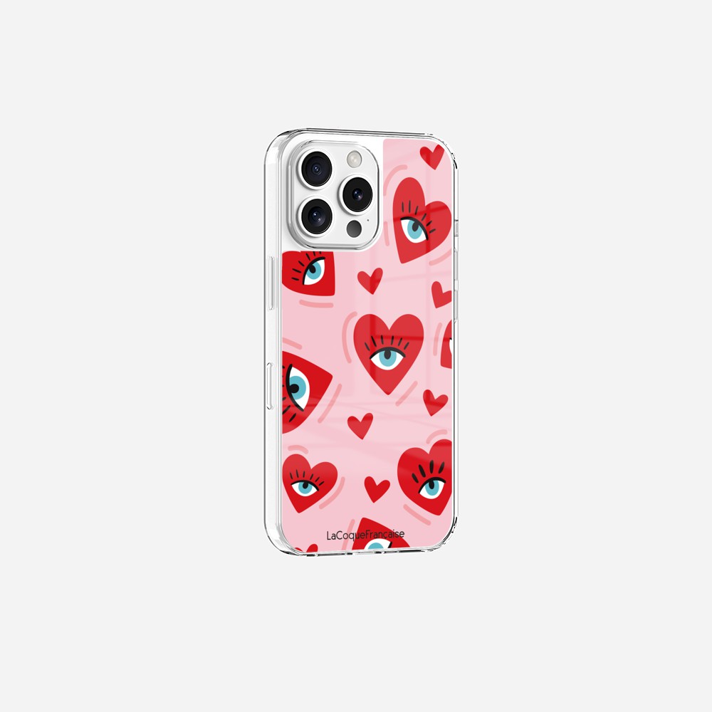 Coque Sans Anneaux Imprimee Yeux D'amour