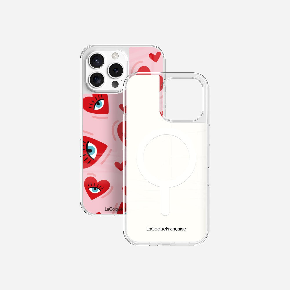 Coque Sans Anneaux Imprimee Yeux D'amour