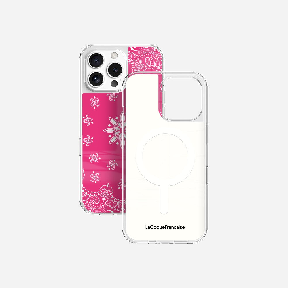 Coque Sans Anneaux Imprimee Bandana Rose 2 - 25