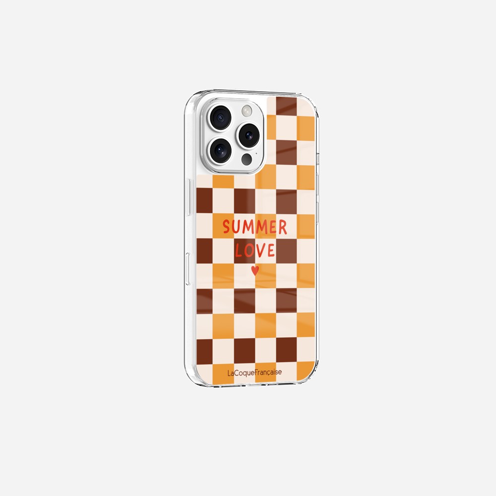 Coque Sans Anneaux Imprimee Summer Love Brun