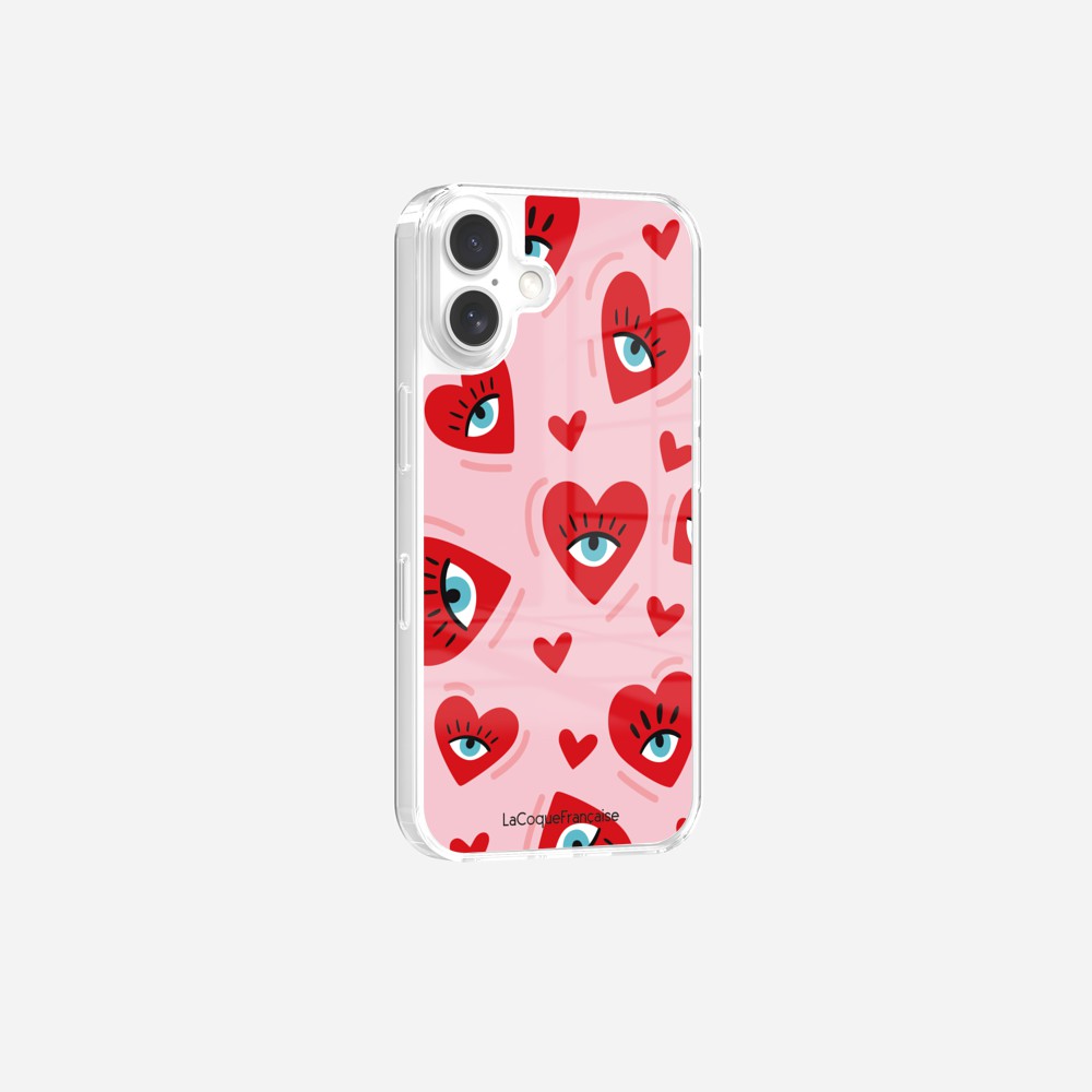 Coque Sans Anneaux Imprimee Yeux D'amour