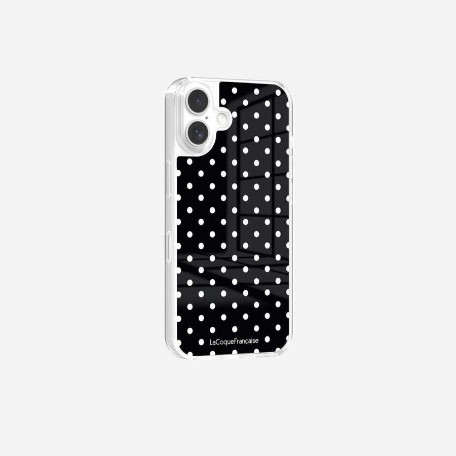 Coque Sans Anneaux Imprimee Pois Blanc - 4