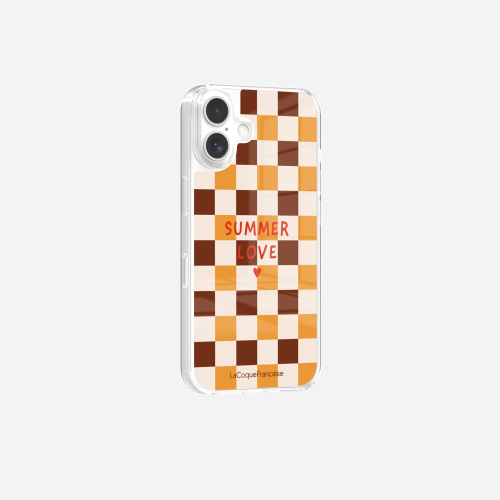 Coque Sans Anneaux Imprimee Summer Love Brun