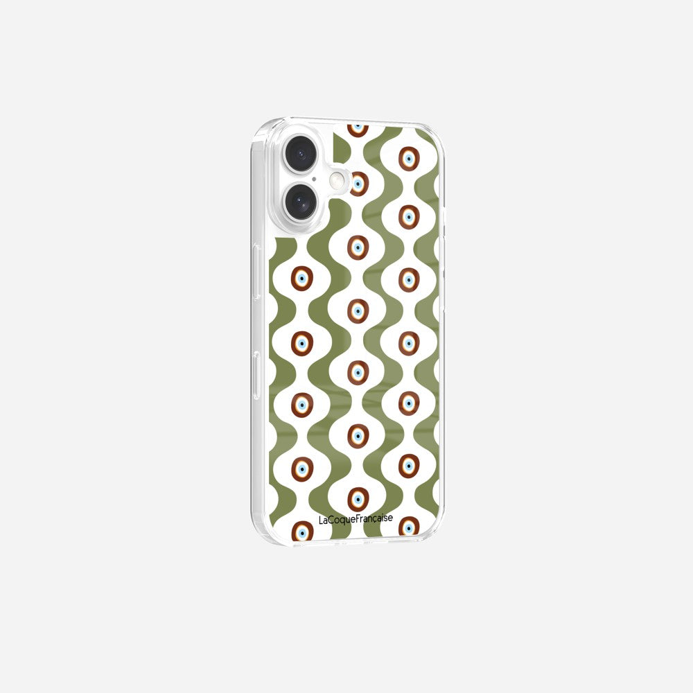 Coque Sans Anneaux Imprimee Vagues Vert