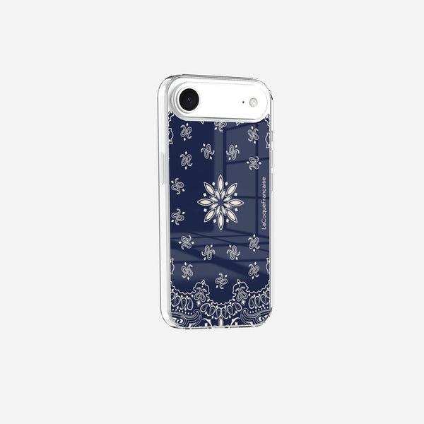 Printed Navy Bandana Ringless Case
