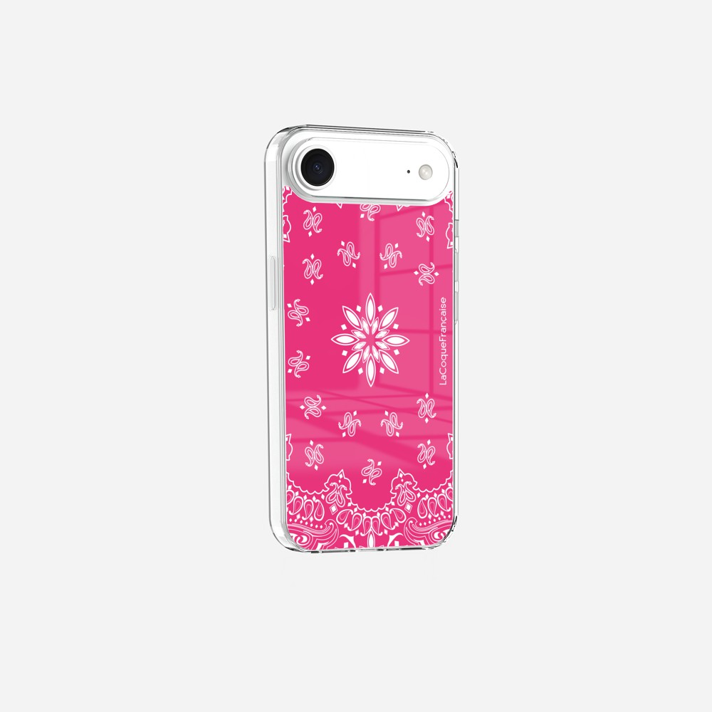 Coque Sans Anneaux Imprimee Bandana Rose 2