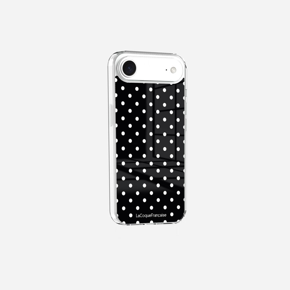 Coque Sans Anneaux Imprimee Pois Blanc