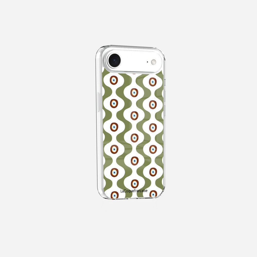 Coque Sans Anneaux Imprimee Vagues Vert