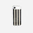 Coque Sans Anneaux Imprimee Rayure Noir Beige