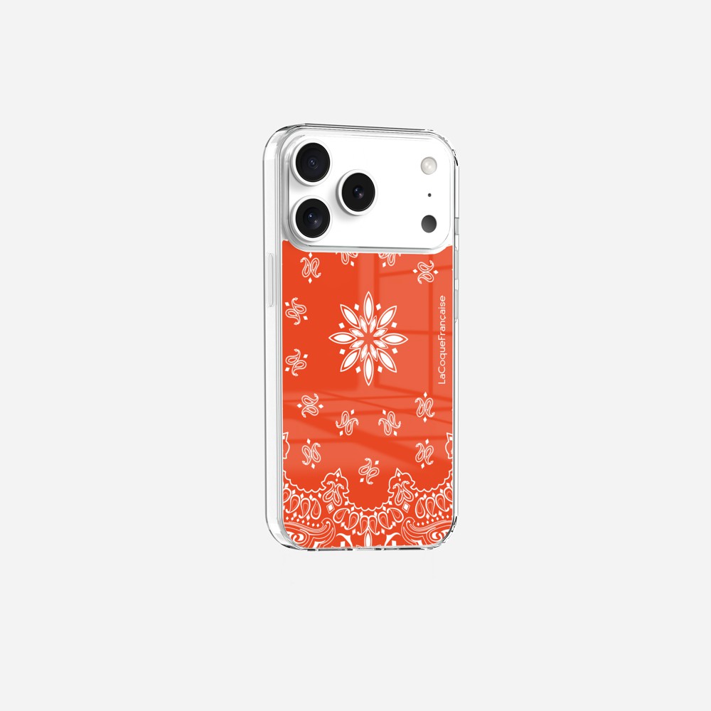 Coque Sans Anneaux Imprimee Bandana Orange