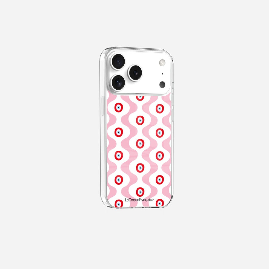 Coque Sans Anneaux Imprimee Vagues Rose - 4