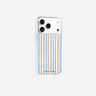 Coque Sans Anneaux Imprimee Rayure Bleue - 3