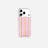 Coque Sans Anneaux Imprimee Rayure Rose