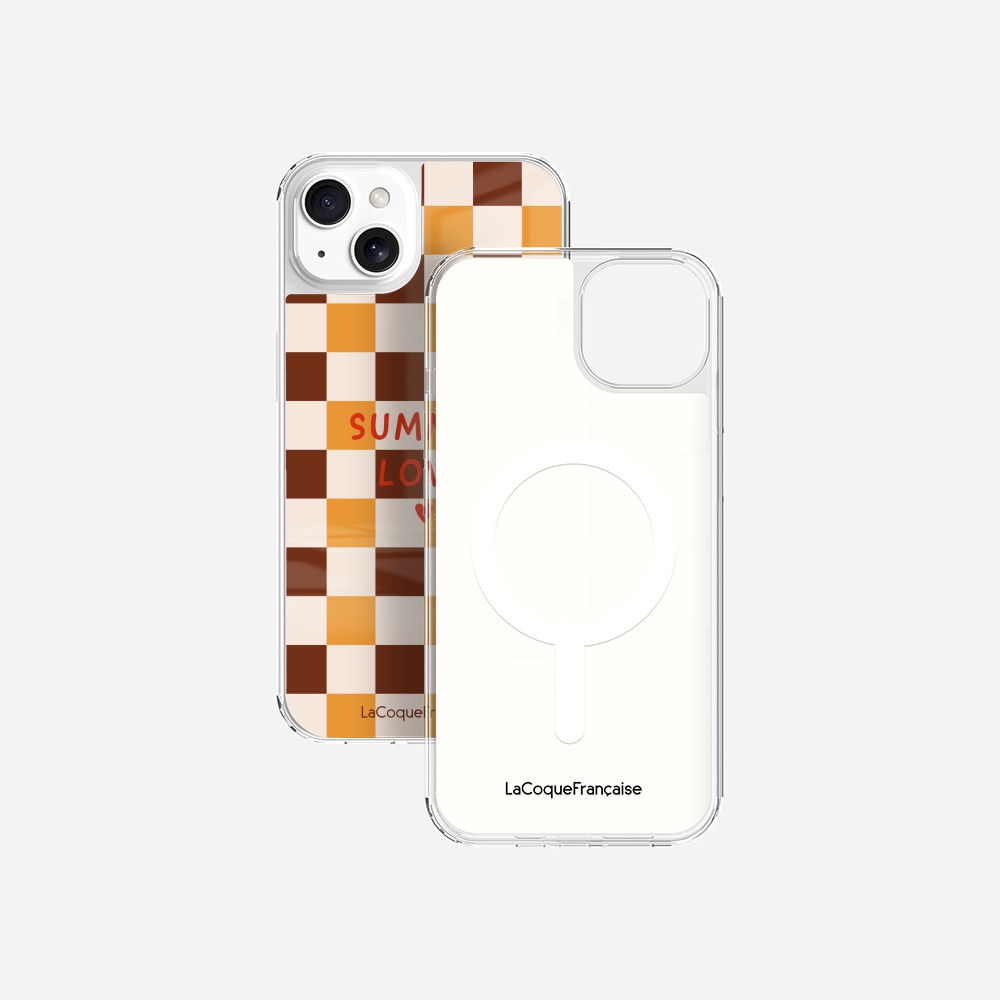Coque Sans Anneaux Imprimee Summer Love Brun