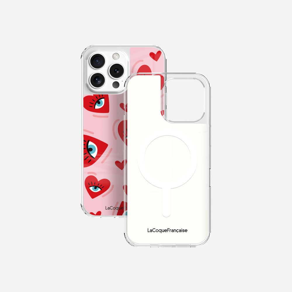 Coque Sans Anneaux Imprimee Yeux D'amour