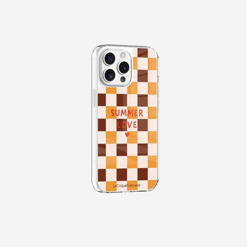 Coque Sans Anneaux Imprimee Summer Love Brun