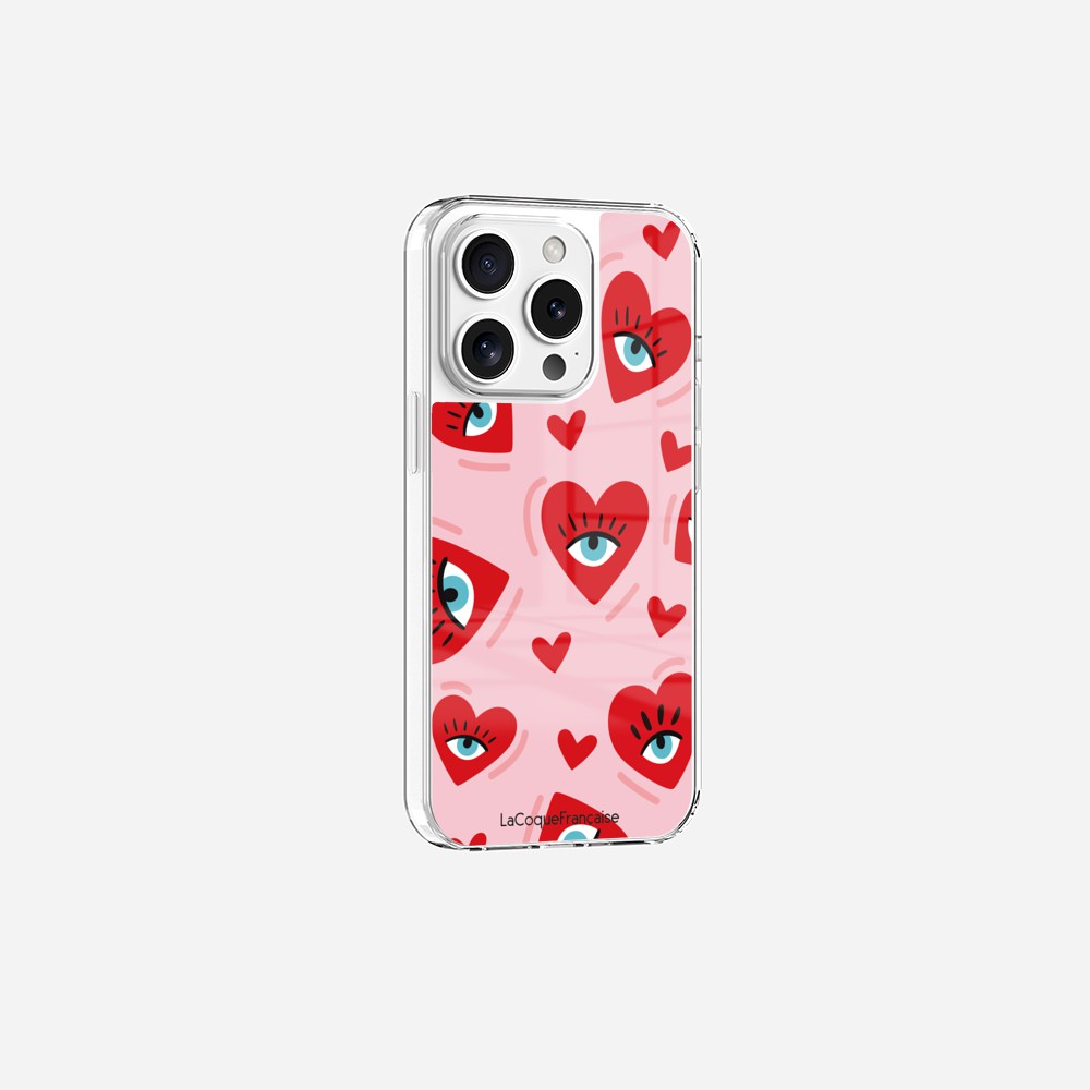 Coque Sans Anneaux Imprimee Yeux D'amour