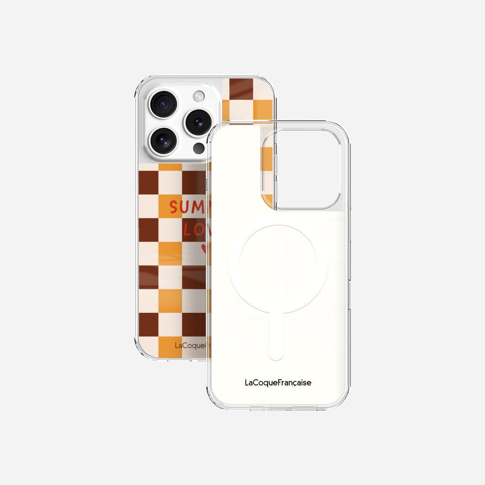 Coque Sans Anneaux Imprimee Summer Love Brun
