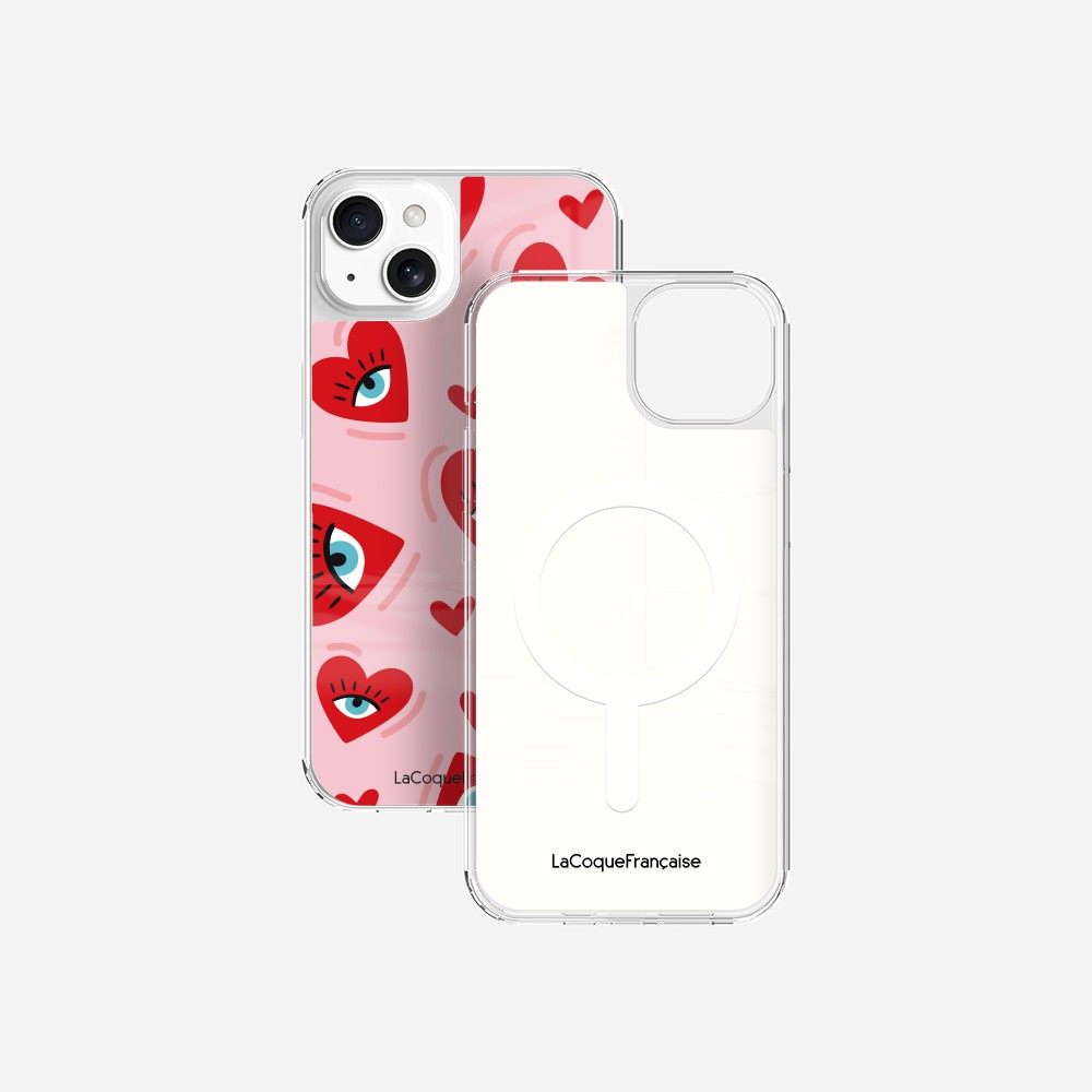 Coque Sans Anneaux Imprimee Yeux D'amour