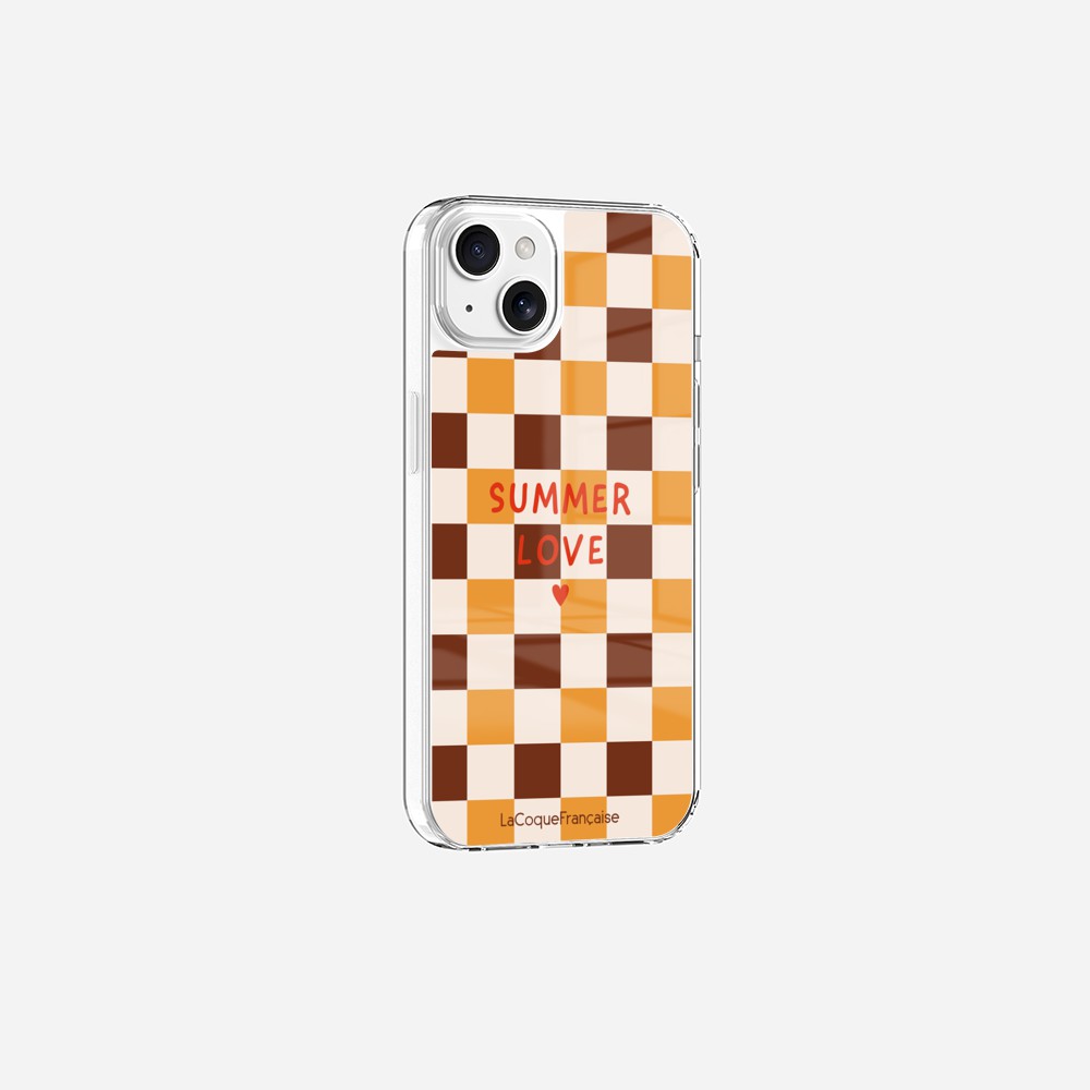 Coque Sans Anneaux Imprimee Summer Love Brun