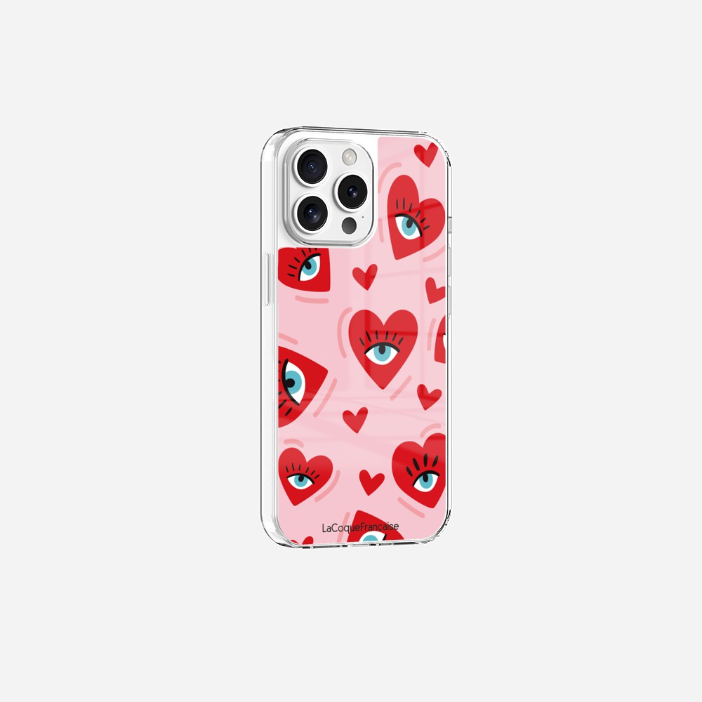 Coque Sans Anneaux Imprimee Yeux D'amour