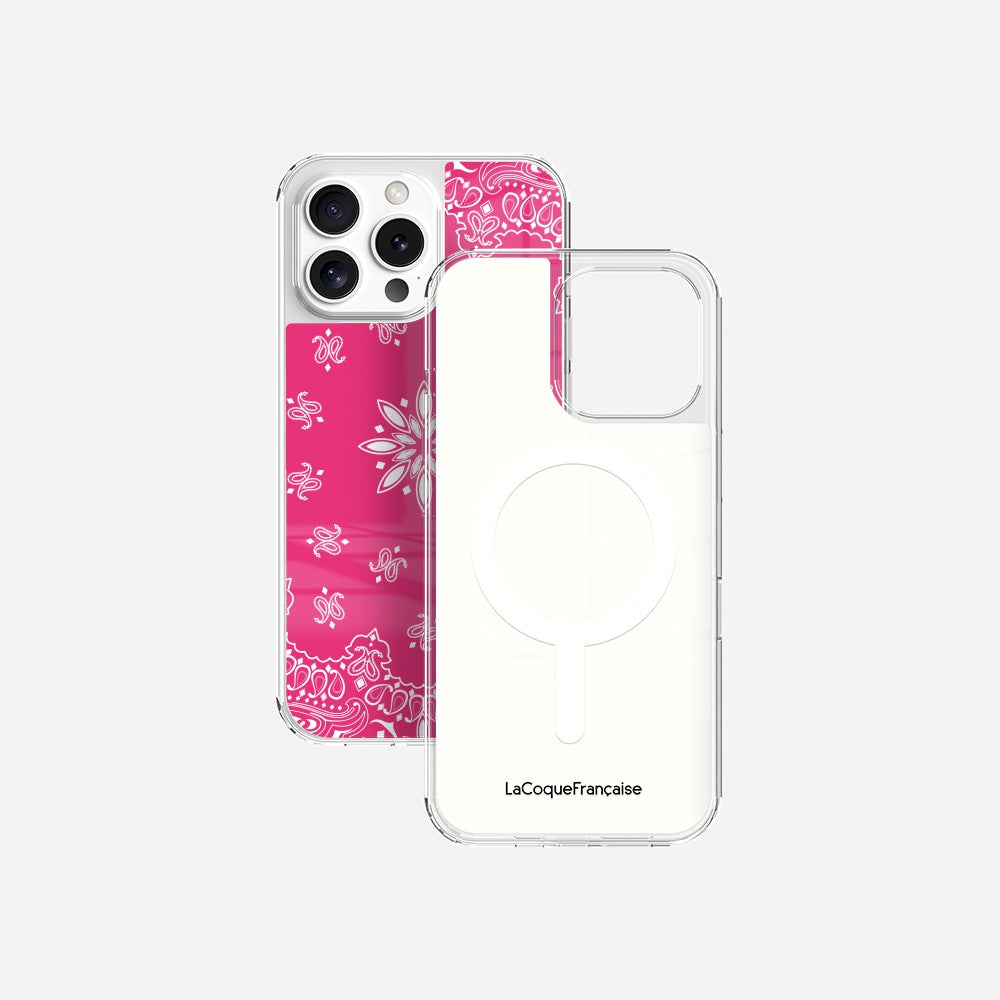 Coque Sans Anneaux Imprimee Bandana Rose 2 - 37