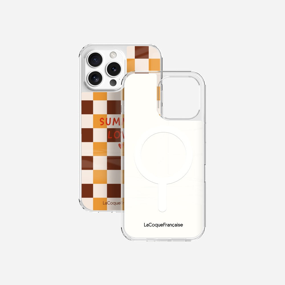 Coque Sans Anneaux Imprimee Summer Love Brun