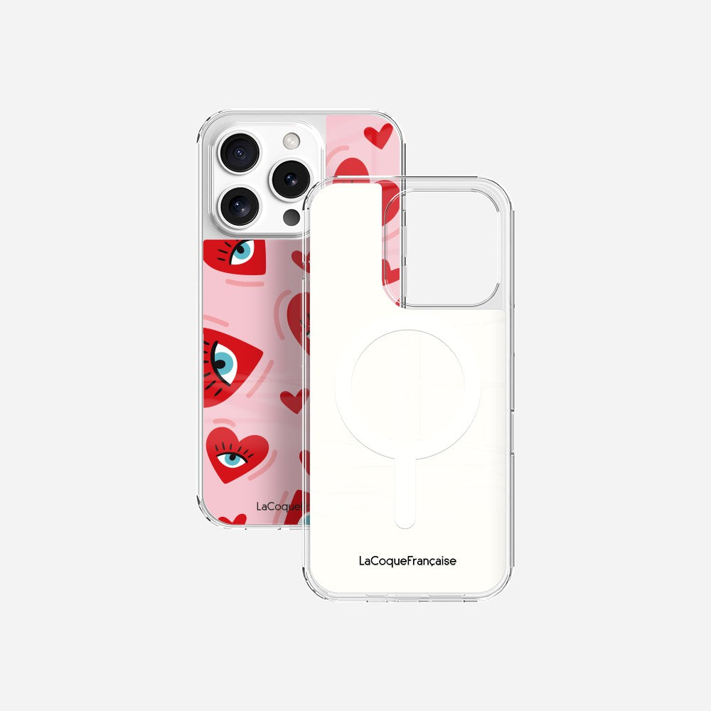 Coque Sans Anneaux Imprimee Yeux D'amour