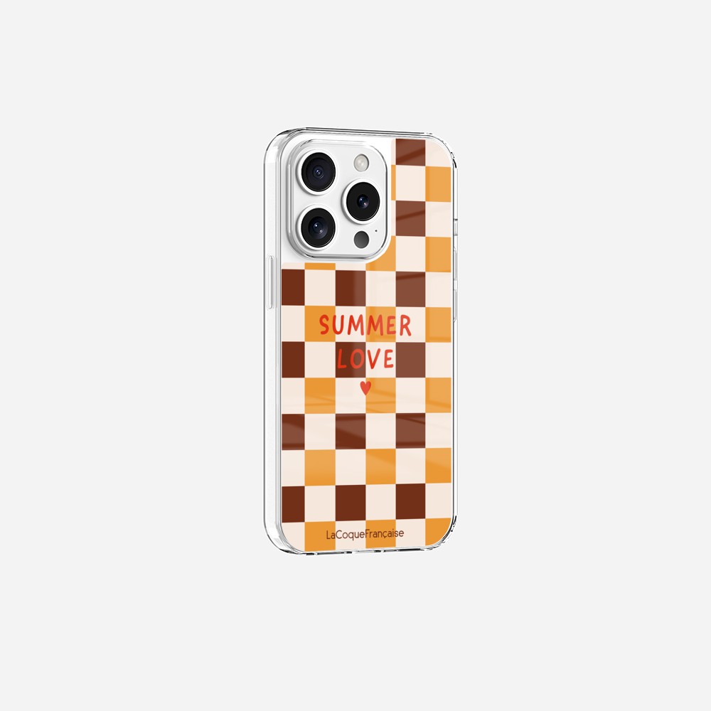 Coque Sans Anneaux Imprimee Summer Love Brun