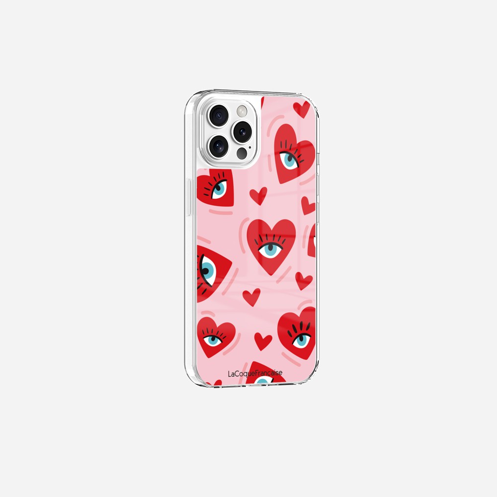 Coque Sans Anneaux Imprimee Yeux D'amour