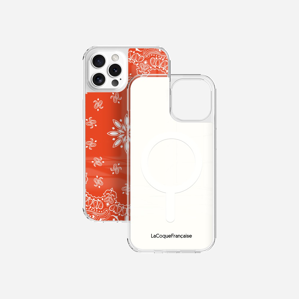Coque Sans Anneaux Imprimee Bandana Orange - 38