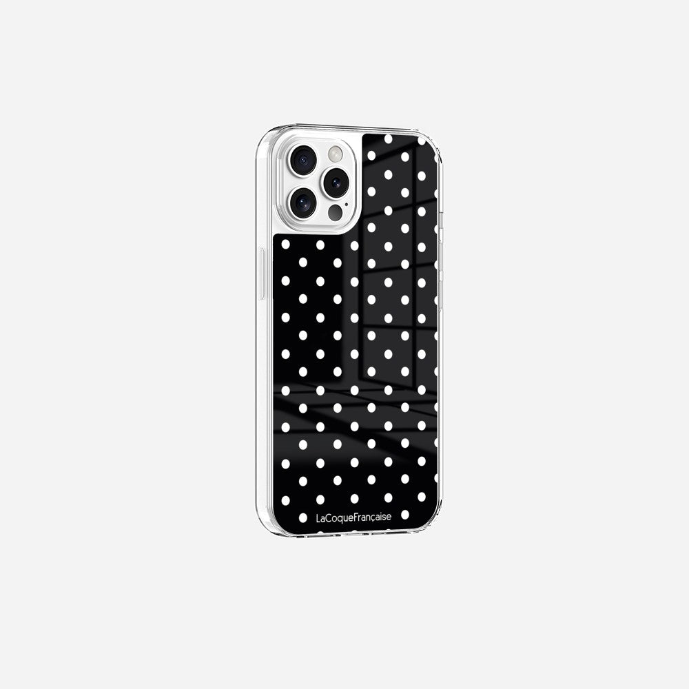 White Polka Dot Printed Ringless Case