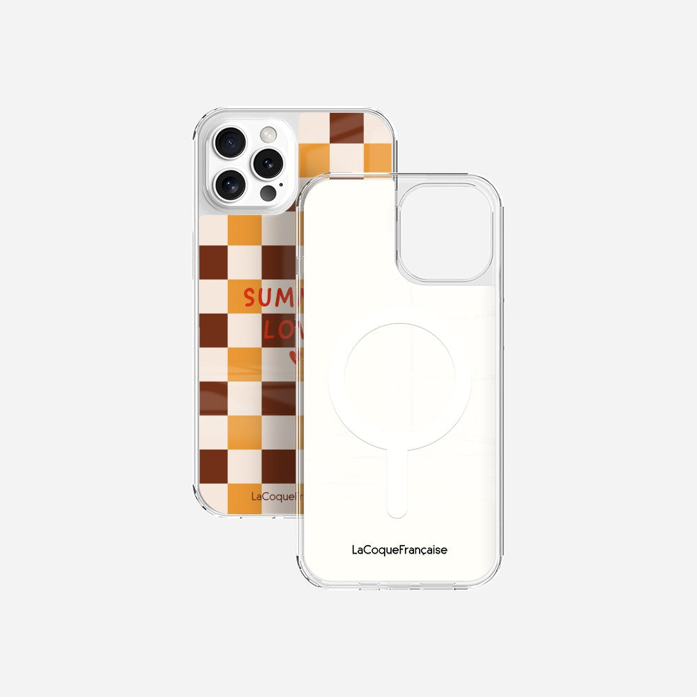 Coque Sans Anneaux Imprimee Summer Love Brun